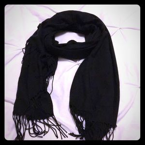 Italian Black Pashmina Scarf